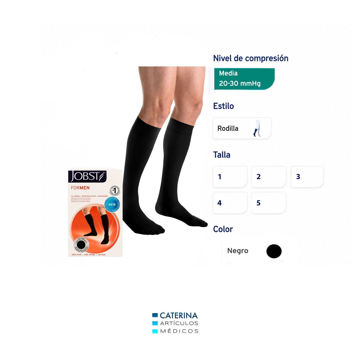 Calcetines de Compresión - hombre - 20 -30 mmHg – JOBST
