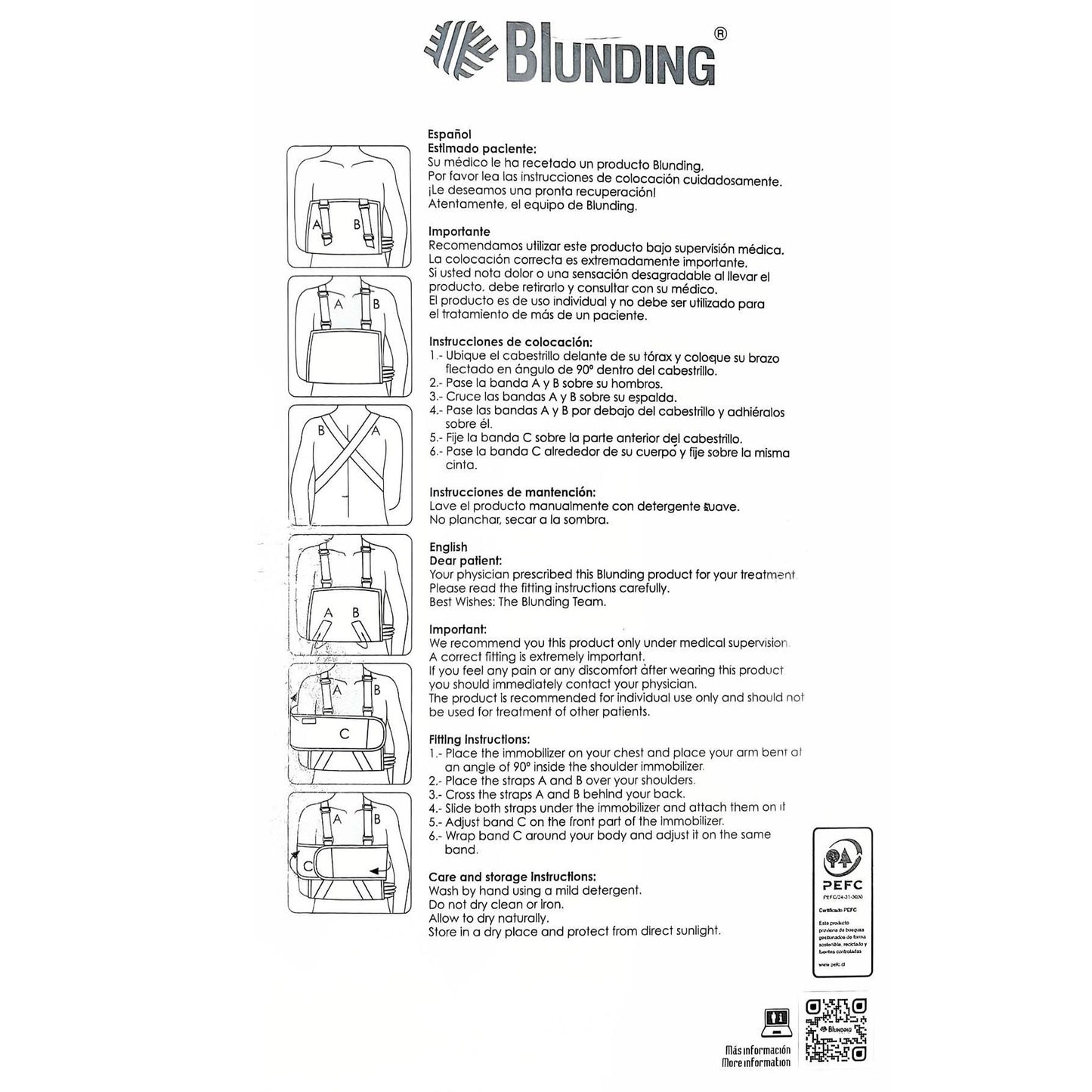 Inmovilizador de Hombro HM 131 - Blunding