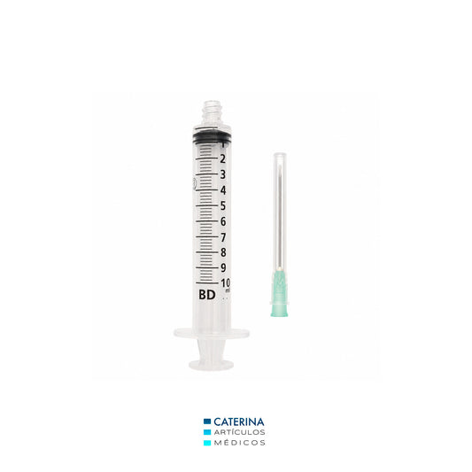 Jeringa 10mL Luer Lock con Aguja 21G x 1 1/2" - BD