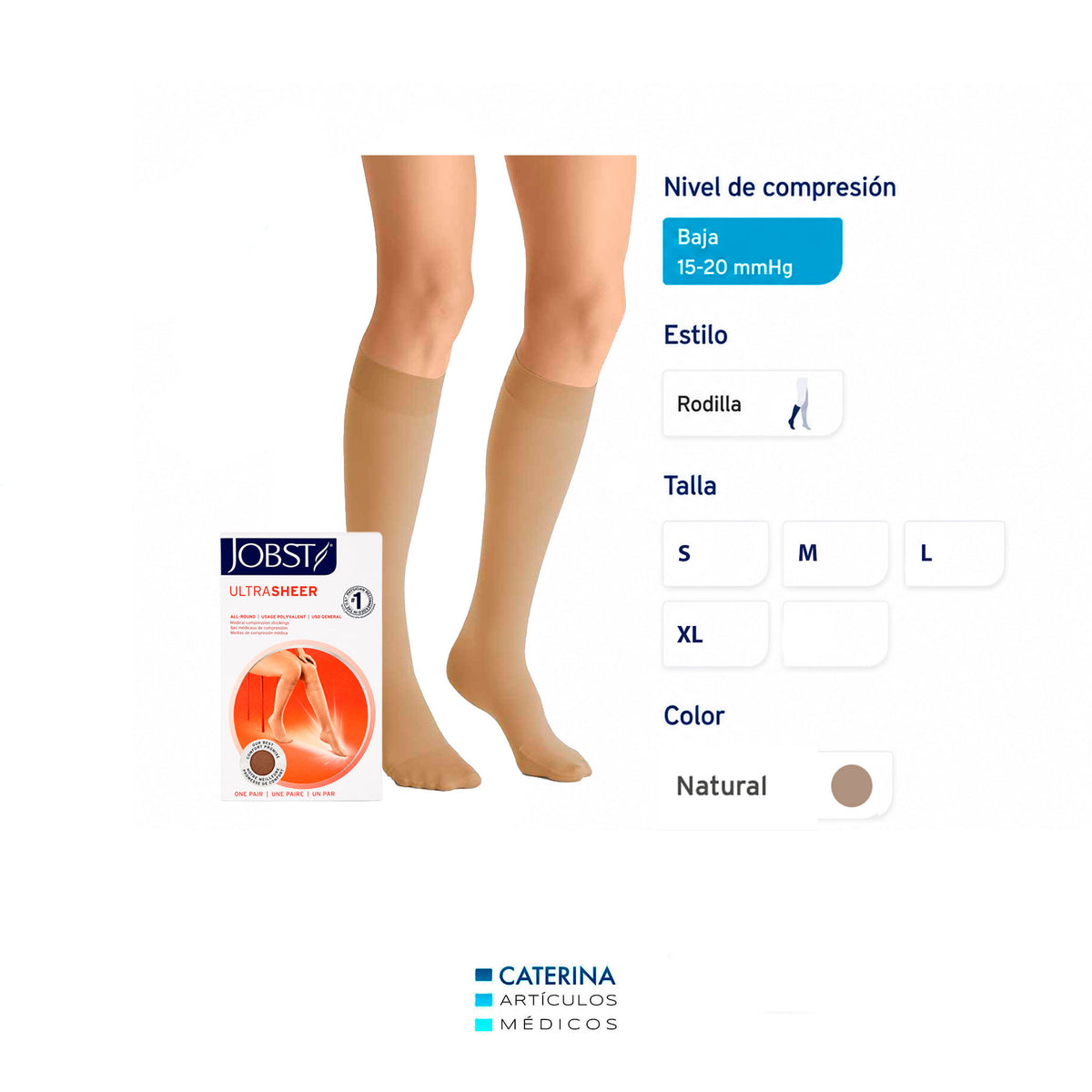 Calcetines de Compresión - mujer - 15–20 mmHg – JOBST
