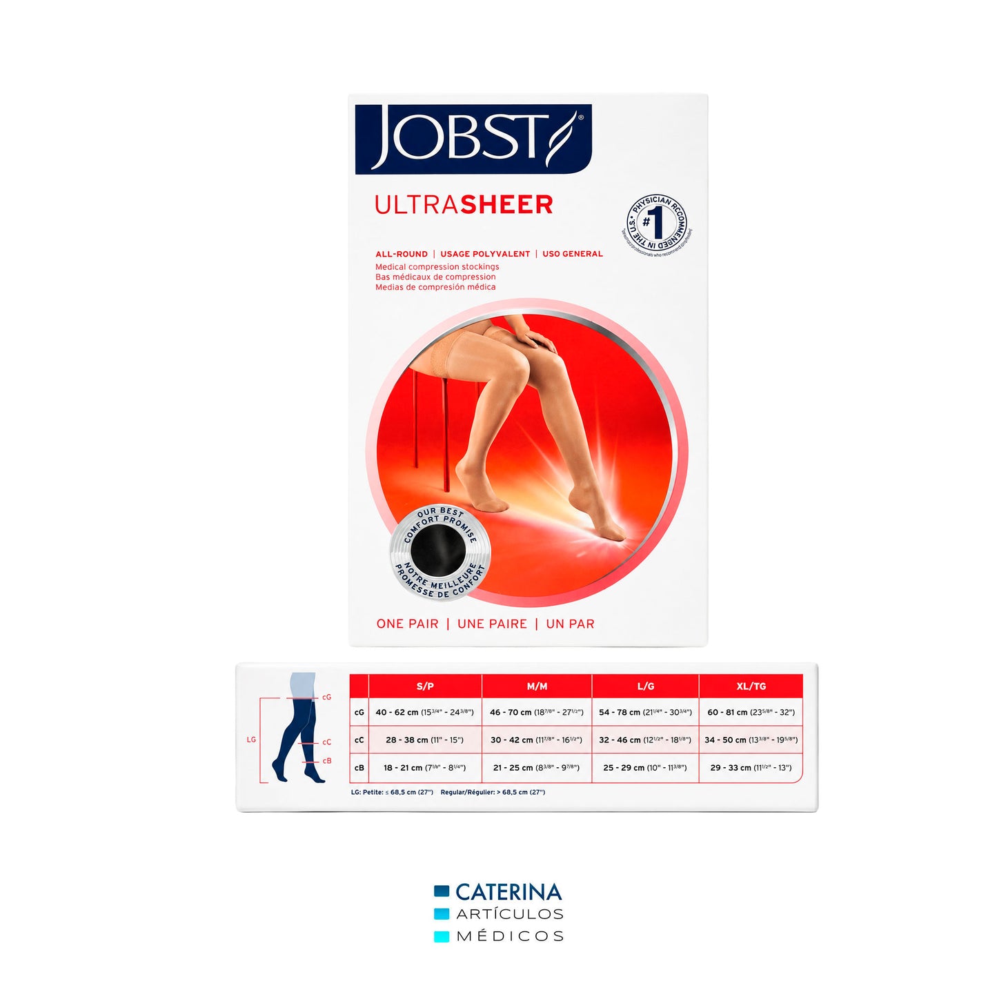 Medias de Compresión - mujer - 20 -30  mmHg – JOBST