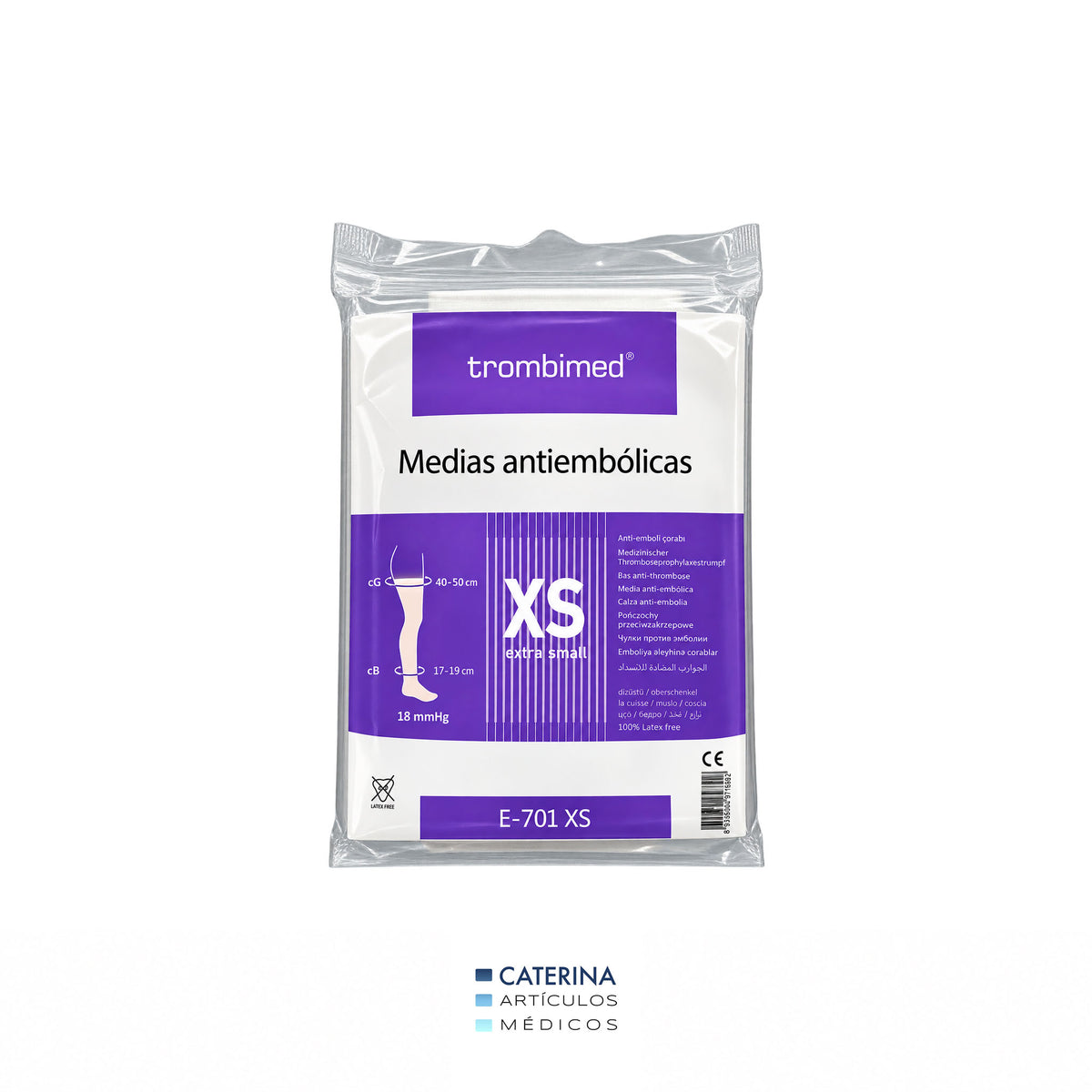 Medias Antiembolicas 18 mmHg - Blunding