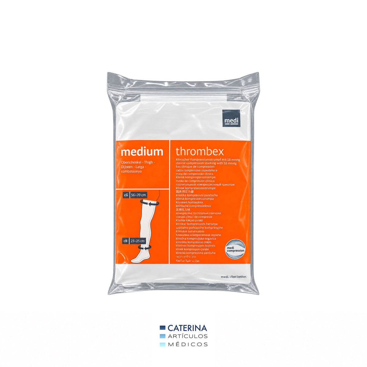 Medias Antiembolicas 18 mmHg - Blunding