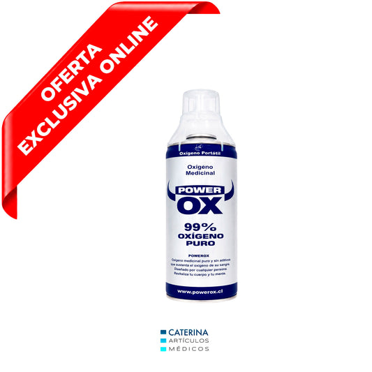 Oxígeno Medicinal Portátil Power Ox 99% – 8 Litros