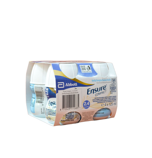 Pack Ensure Compact 125ml Vainilla 4 unds - Abbott