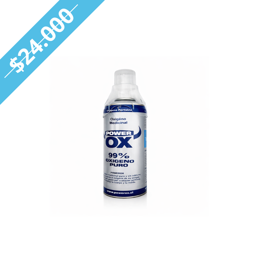Oxígeno Medicinal Portátil Power Ox 99% – 8 Litros