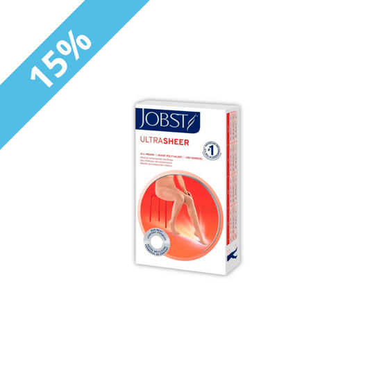 Panty de Compresión Mujer 15-20 mmHg JOBST ULTRASHEER  - Color Honey (Miel) - Puntera Cerrada