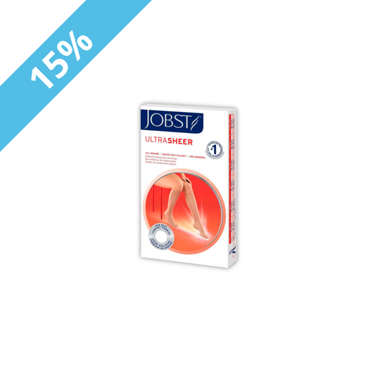 Calcetín de Compresión Rodilla Mujer 15-20mmHg JOBST ULTRASHEER - Color Honey (Miel) - Puntera Cerrada