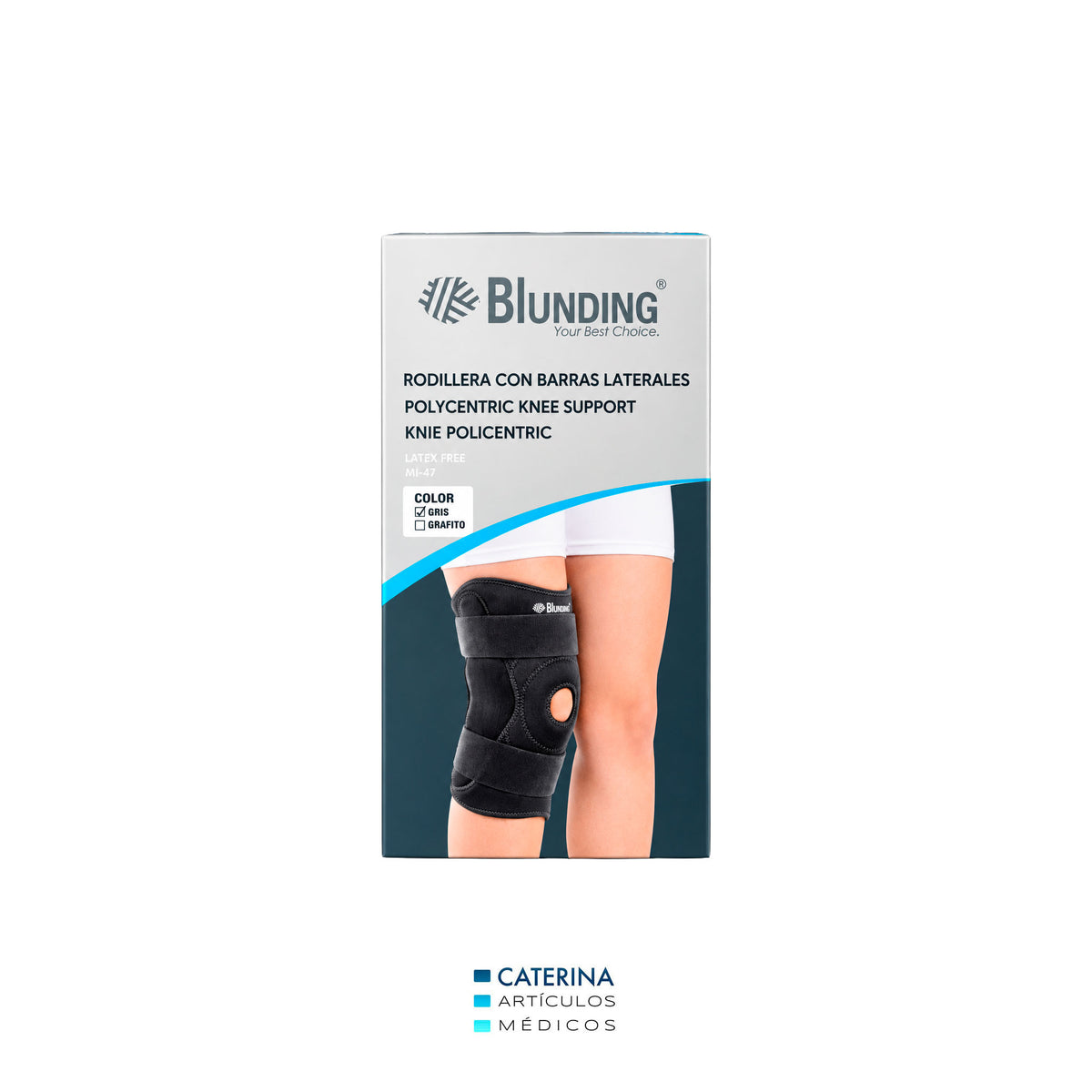 Rodillera con barras laterales MI-47 - MARCA BLUNDING