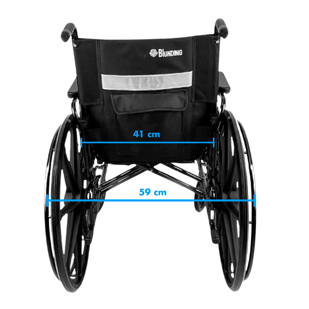 Silla de Ruedas Premium 2.2 (Con pisadera desmontable) - Blunding