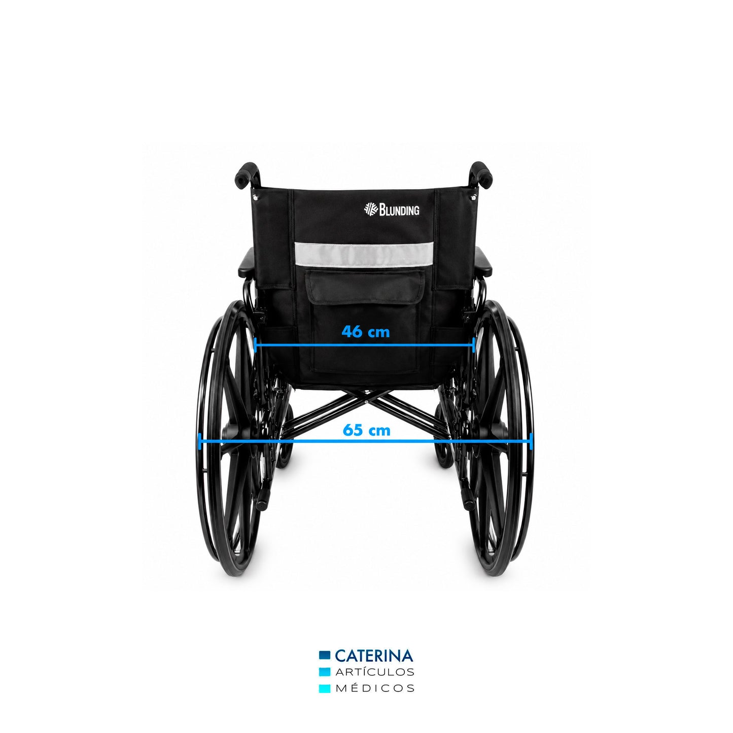 Silla de Ruedas Premium 2.2 (Con pisadera desmontable) - Blunding