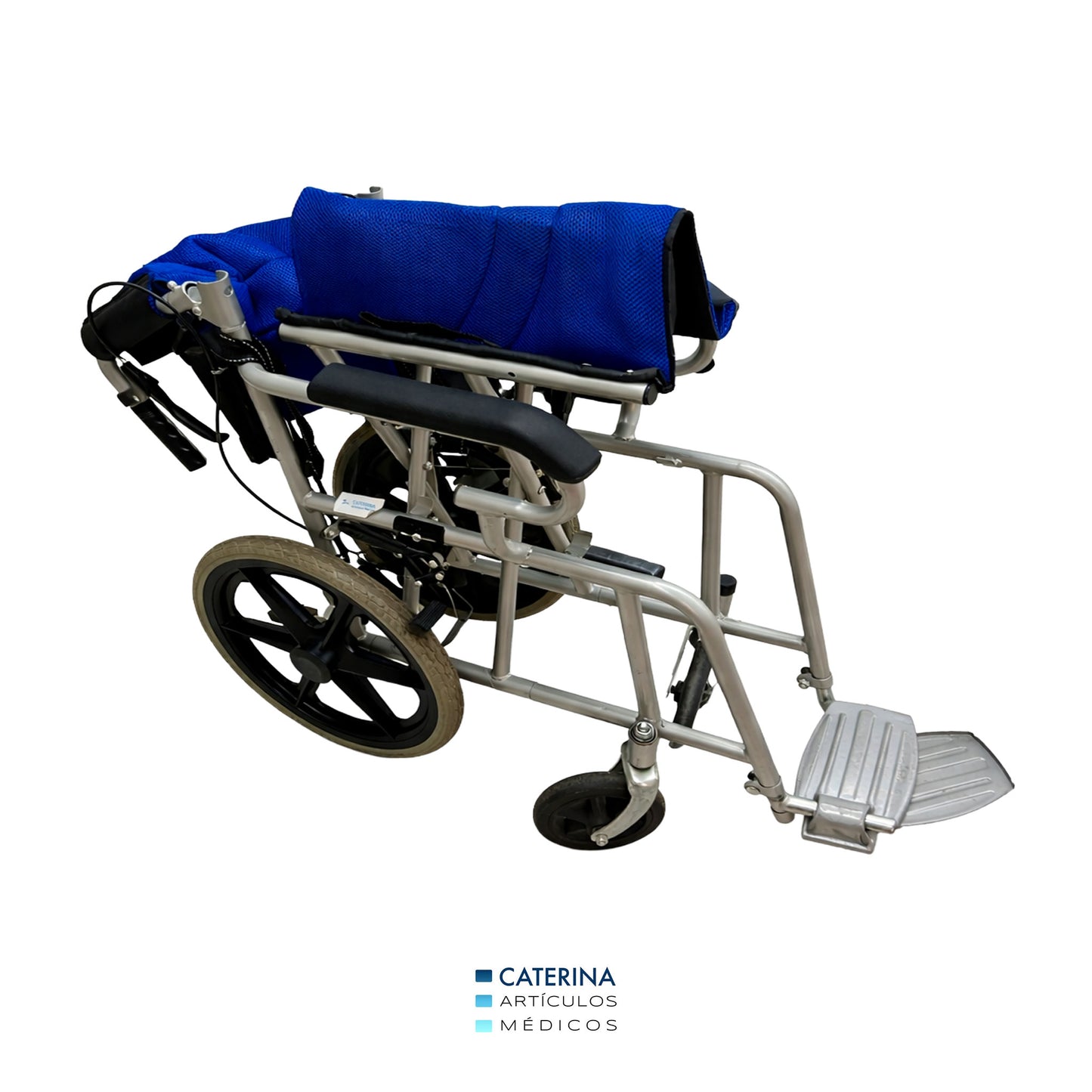 Arriendo de Silla de Ruedas Geriátrica Cromada ITALIA