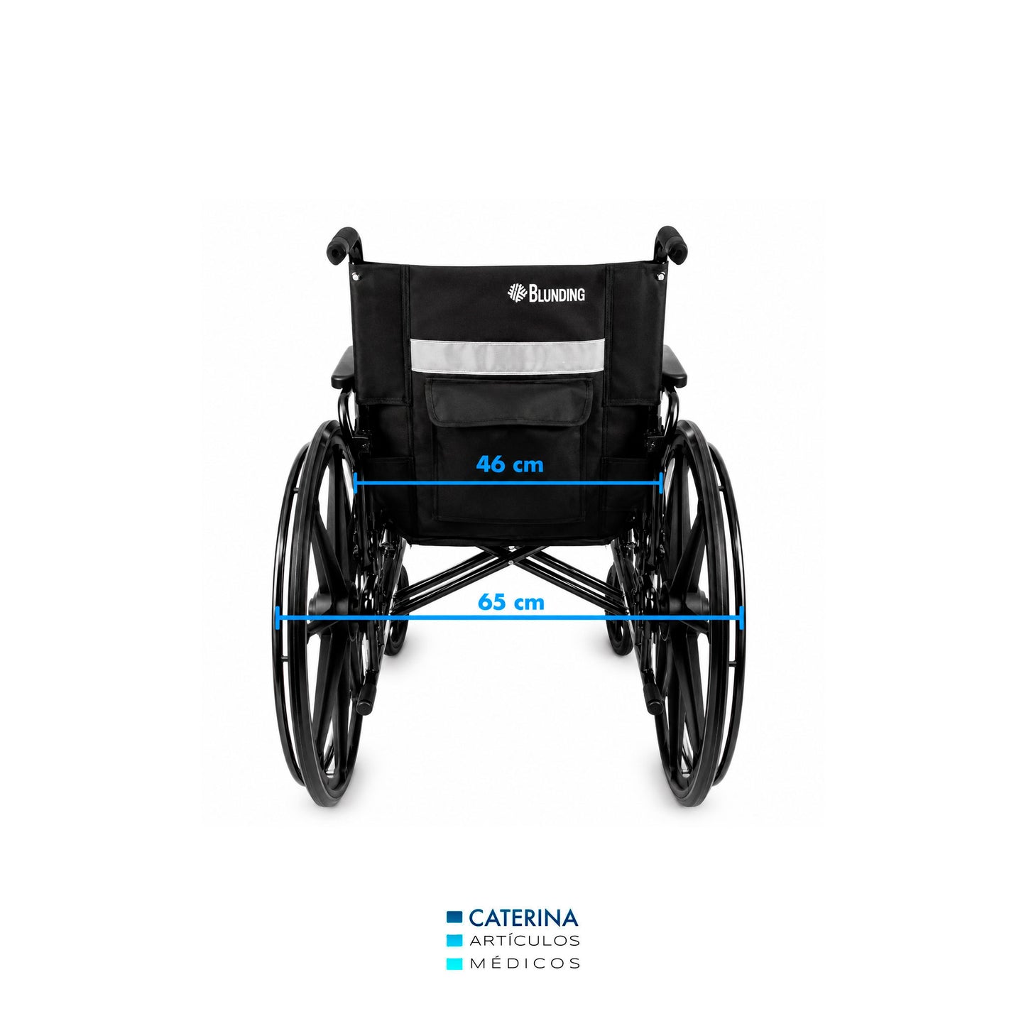 Silla de Ruedas Premium 2.2 (Con pisadera desmontable) - Blunding