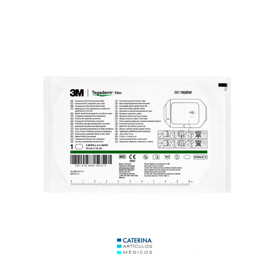 Tegaderm film apósito transparente Impermeable 10X12 cm REF 1626W - 3M