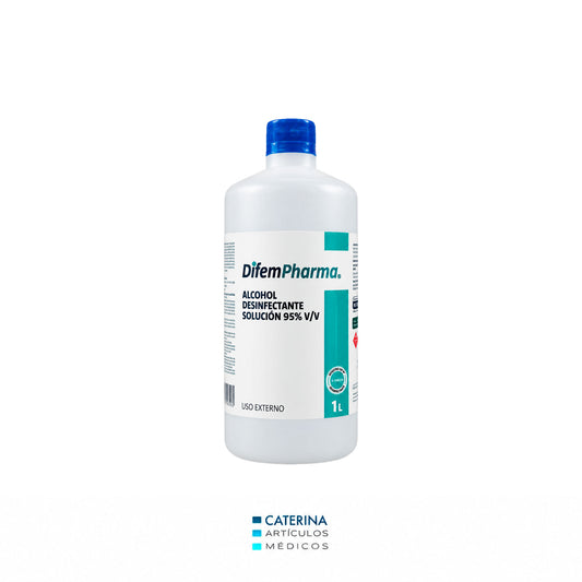 Alcohol 95% 1L 2400446 desnaturalizado - MARCA DIFEMPHARMA