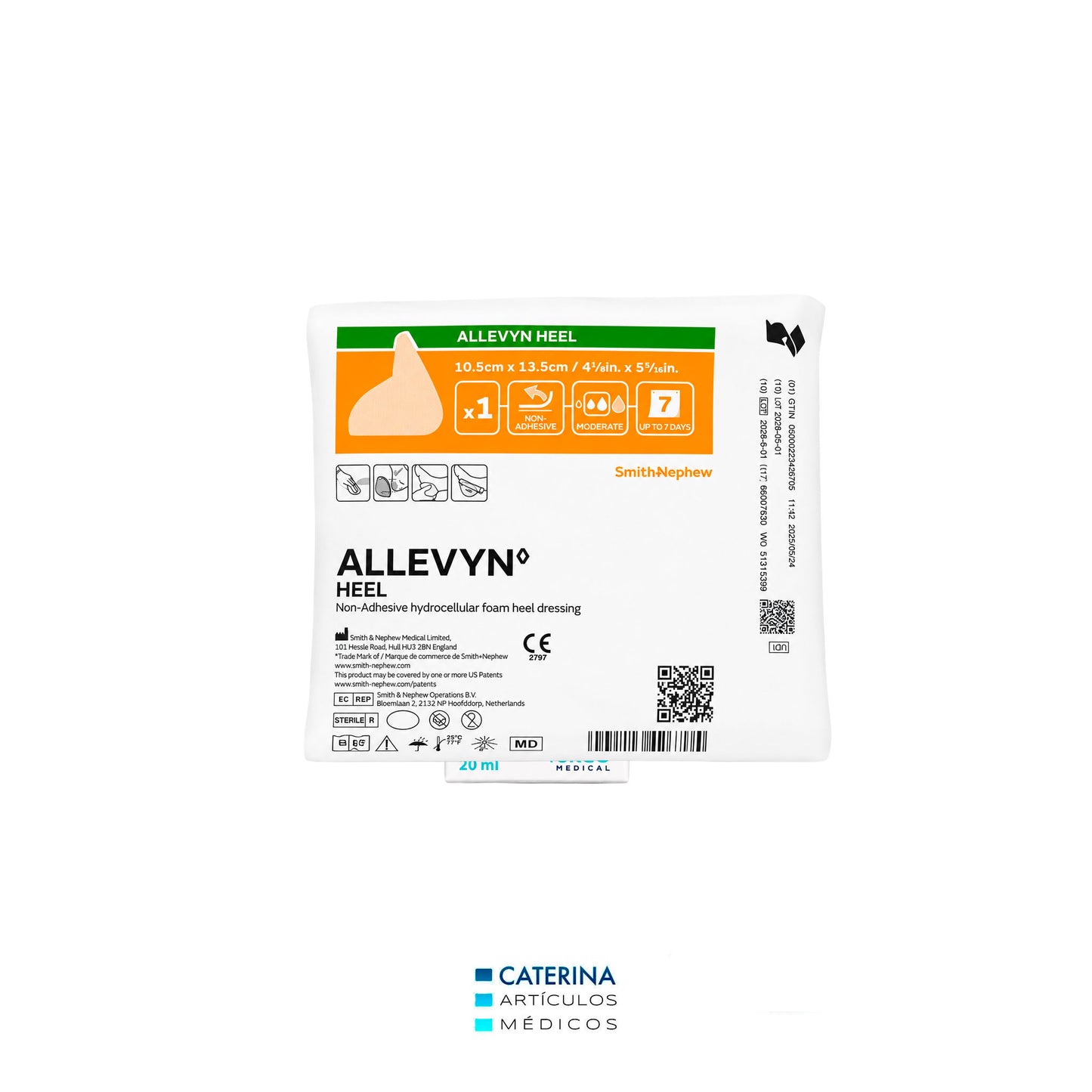 Allevyn Heel 10.5 x 13.5 cm – Smith & Nephew