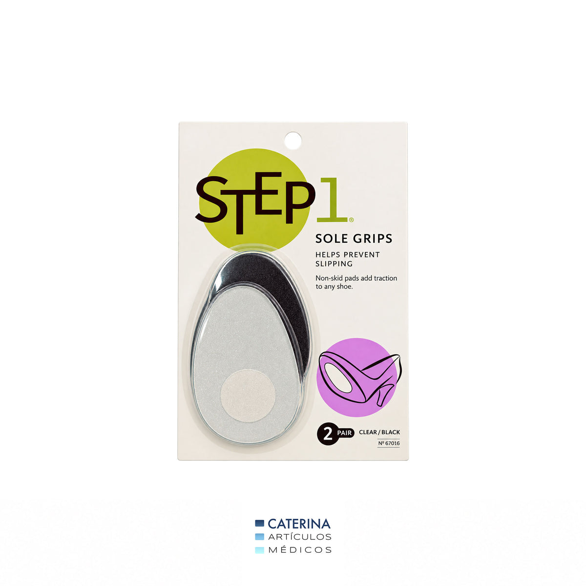 Almohadillas antideslizantes para calzado 67016 2 pares - MADE IN USA