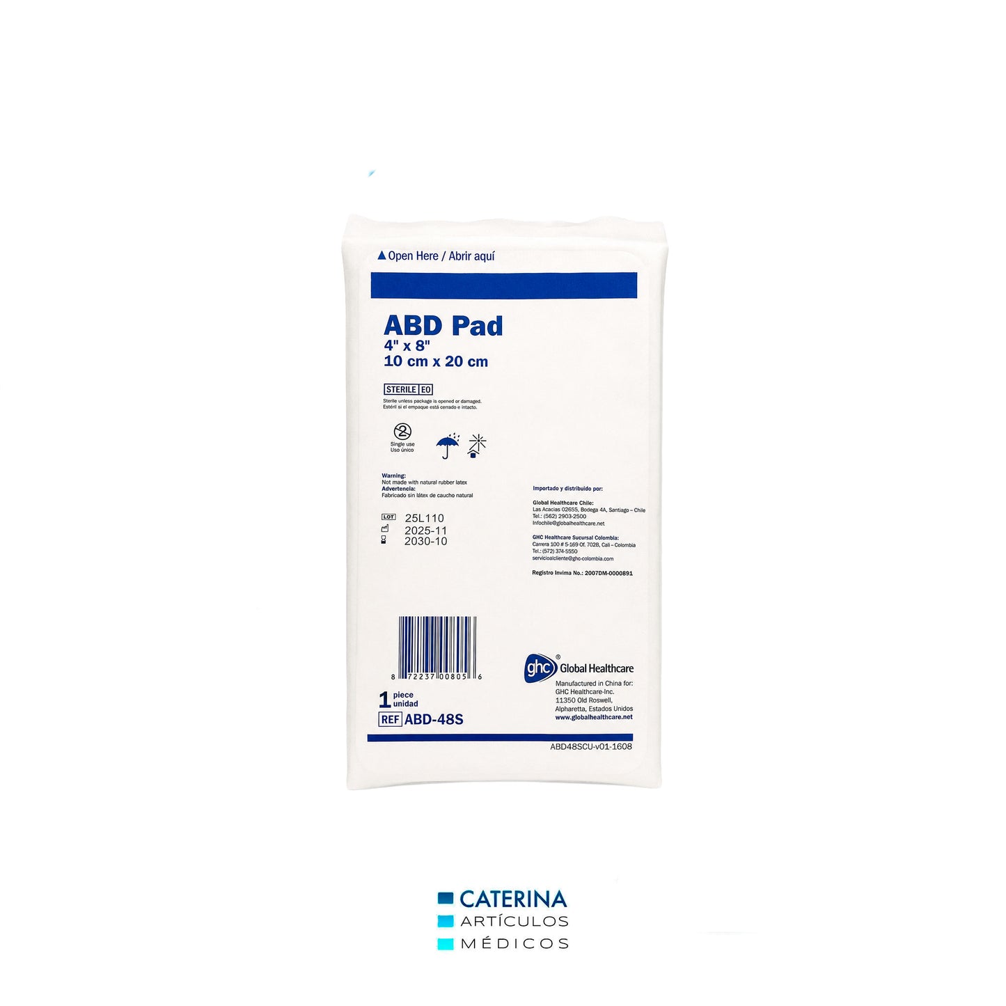 Aposito 10x20cm ABD PAD