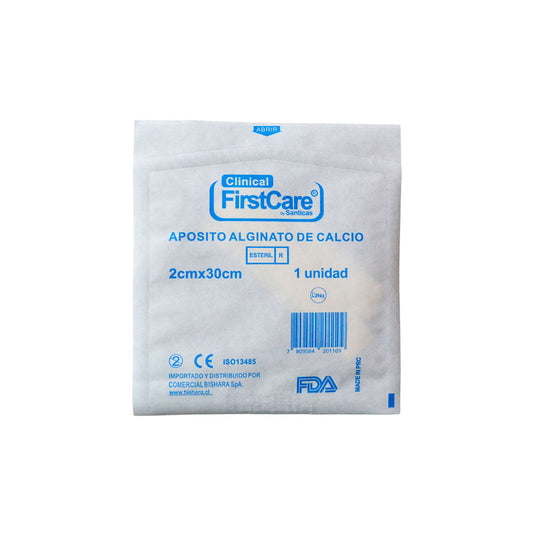 Alginato de Calcio con Plata en Mecha FirstCare