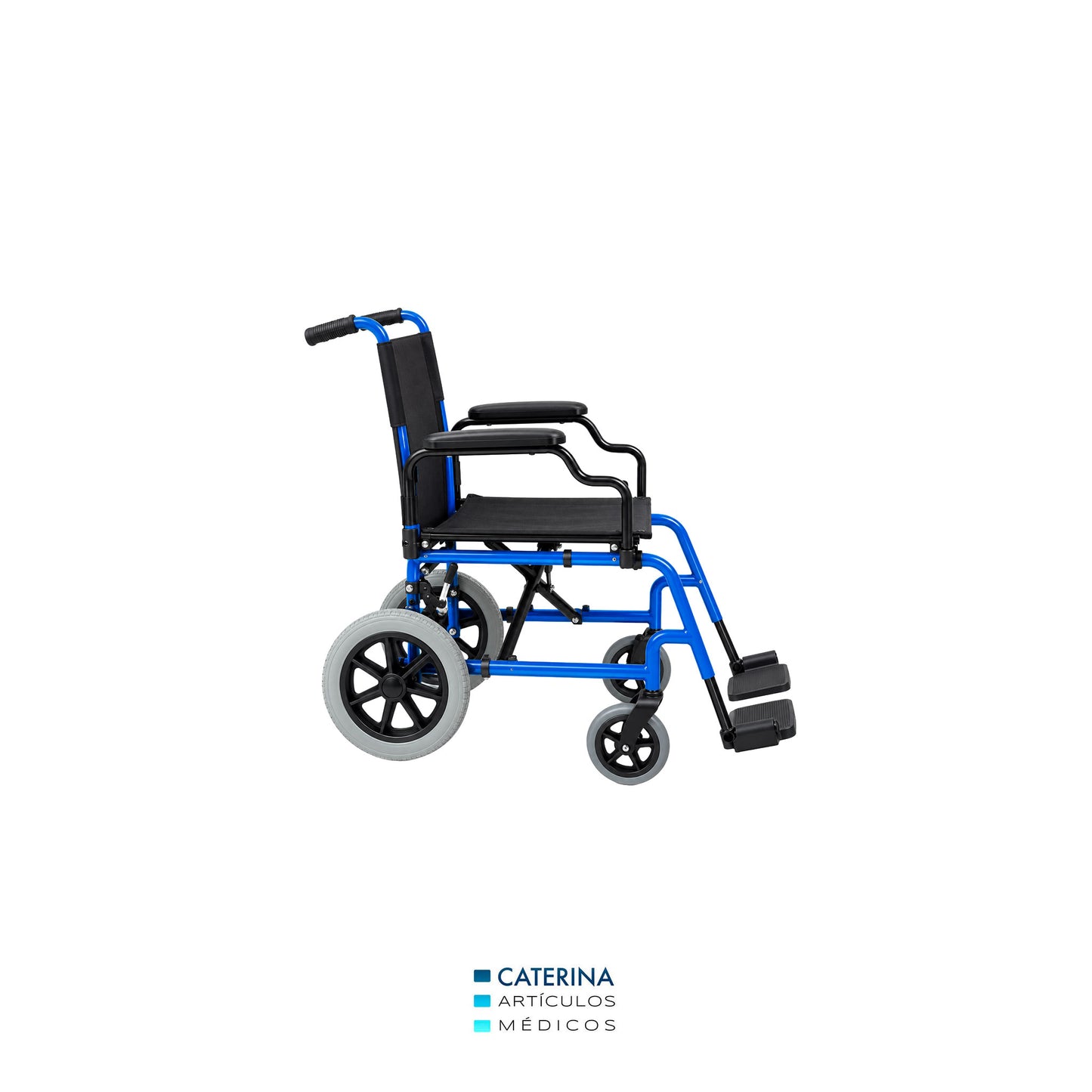 Arriendo de Silla de Rueda Geriátrica azul PISA