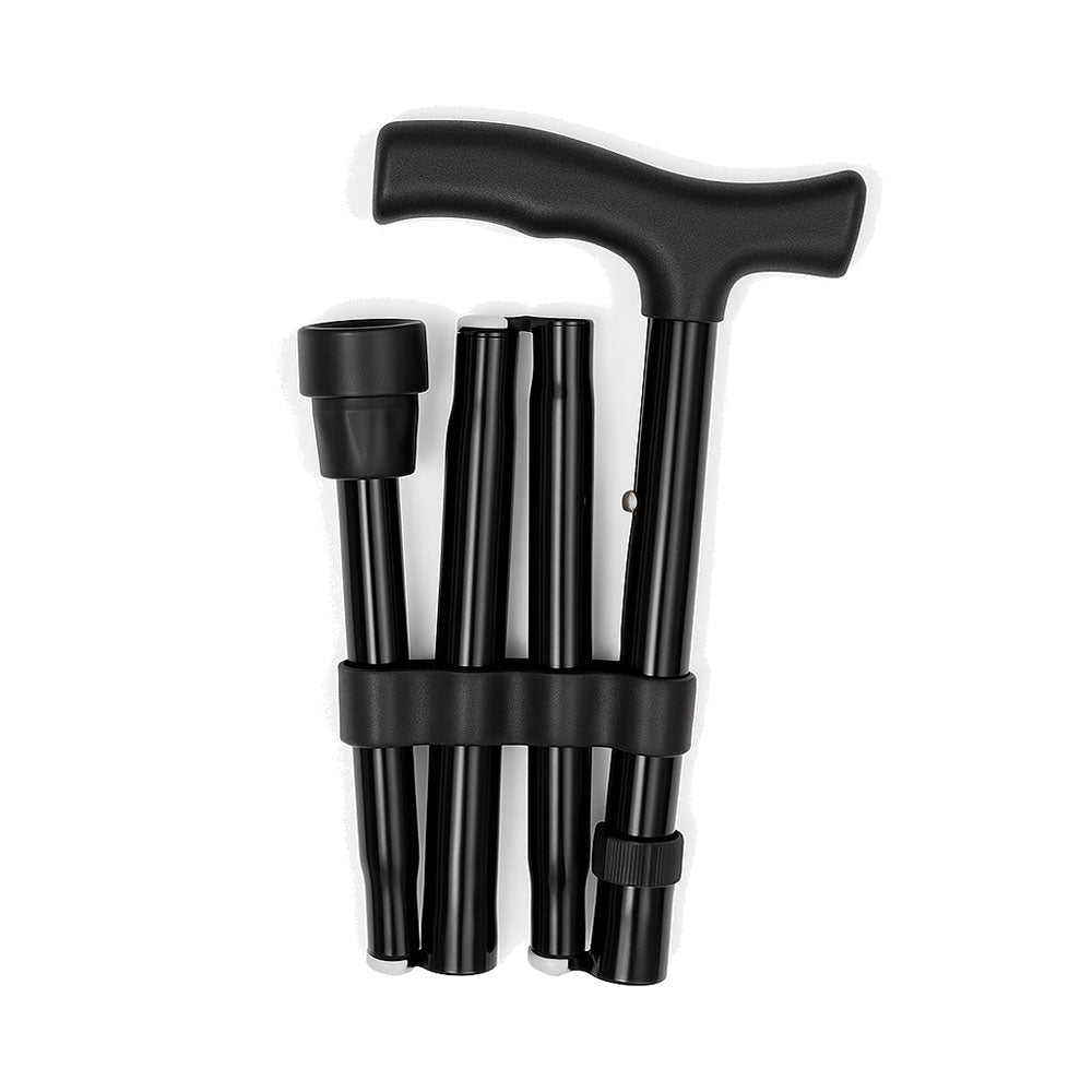 Baston plegable negro
