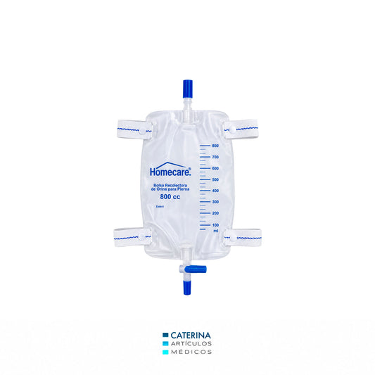 Bolsa recolectora de orina para pierna 800 cc