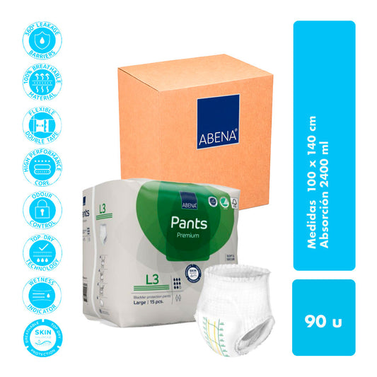 Calzón Pañal Pants Premium (Caja) - Abena L3