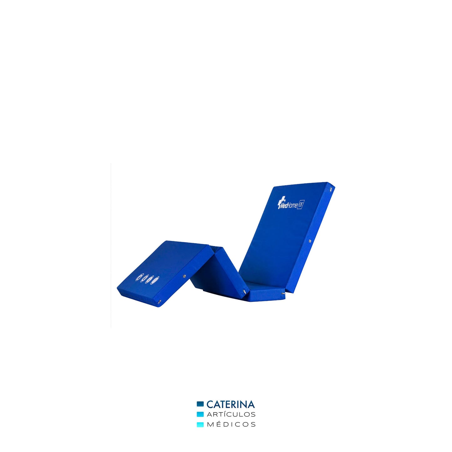 OFERTA Colchón azul 3 pliegues con detalle