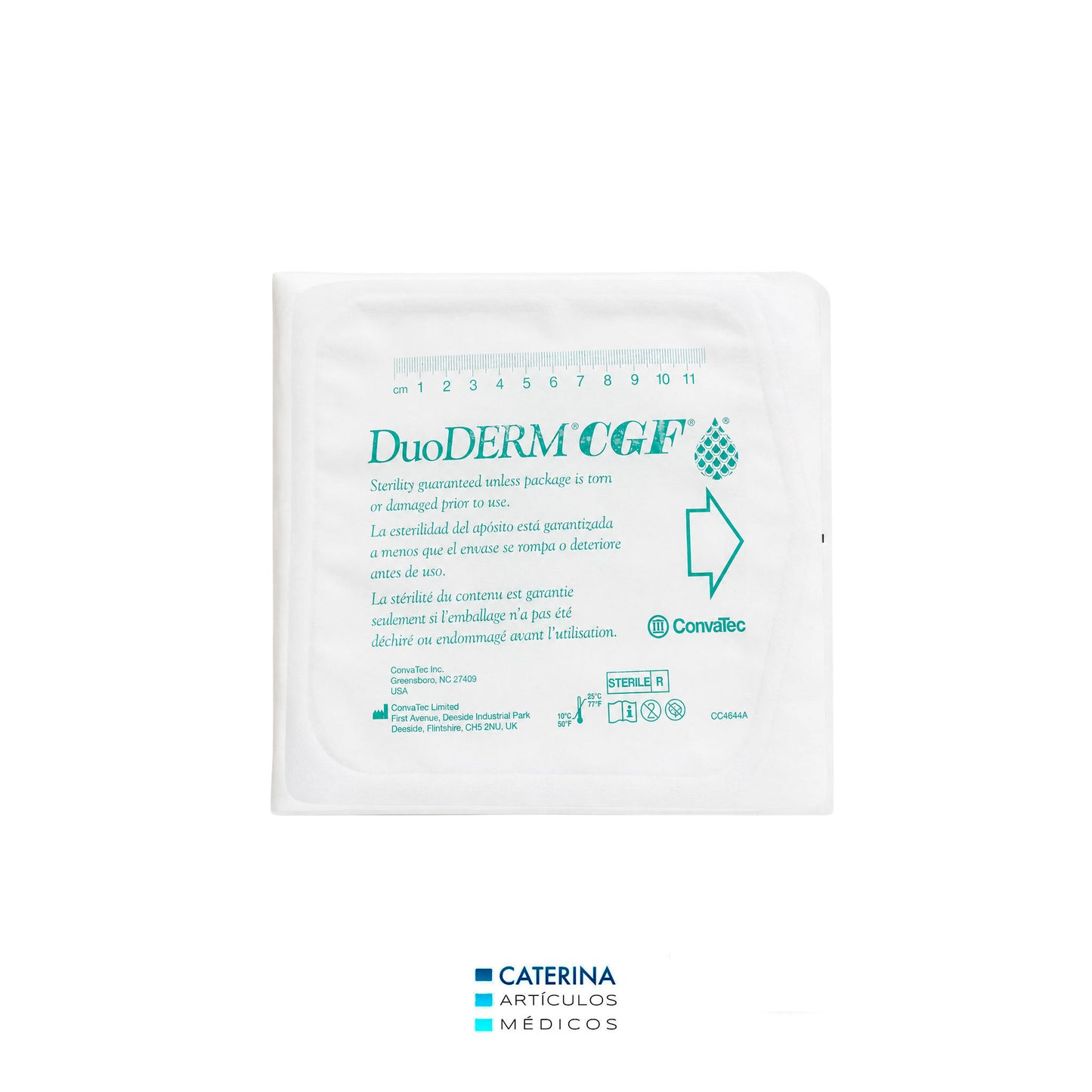 Apósito Hidrocoloide DuoDerm CGF 10x10 cm - Convatec