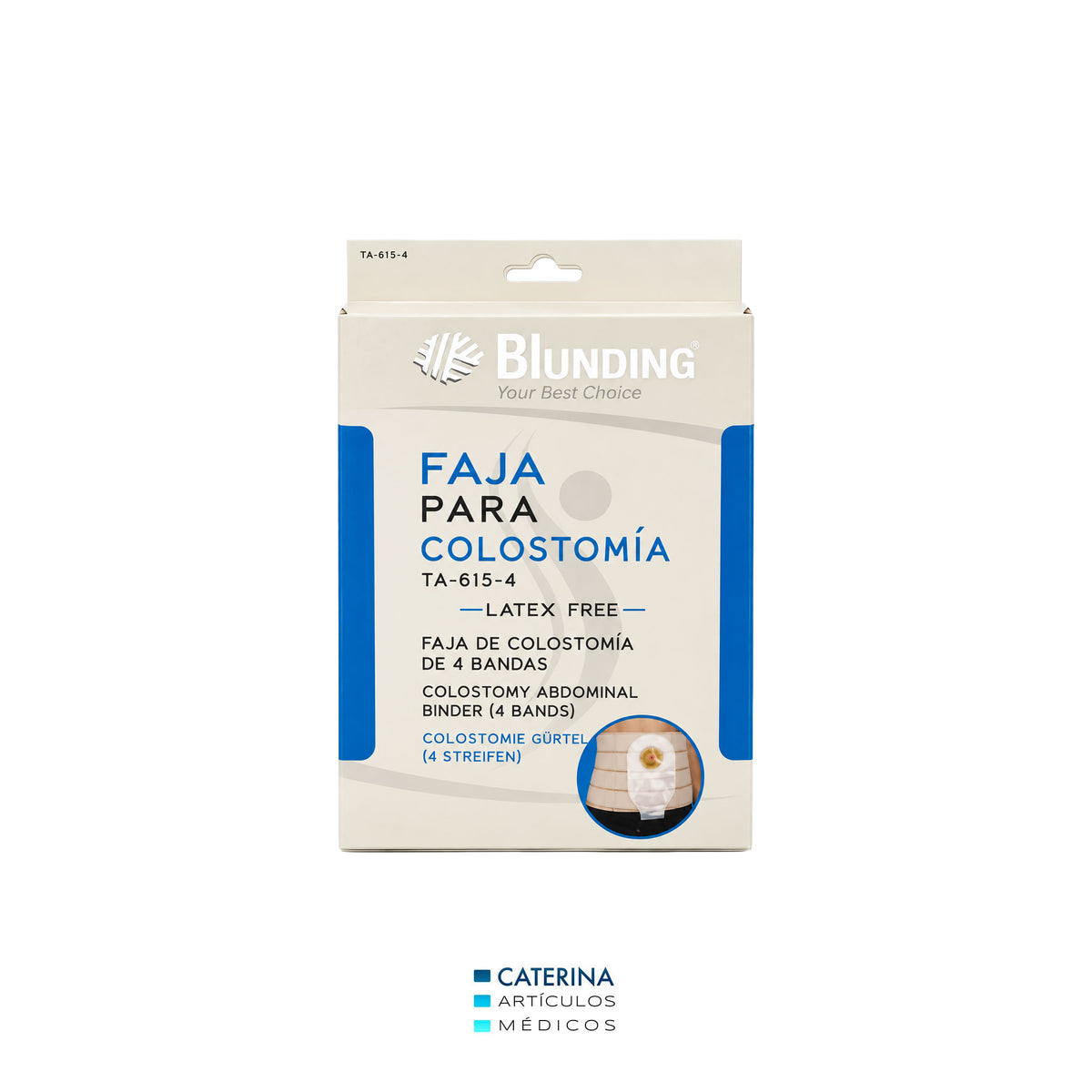 Faja Colostomía 4 Bandas TA 6154 - Blunding