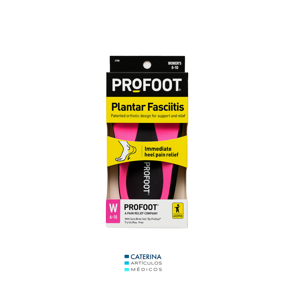 Talonera para Fascitis Plantar con Soporte de Arco - Para mujer – Profoot