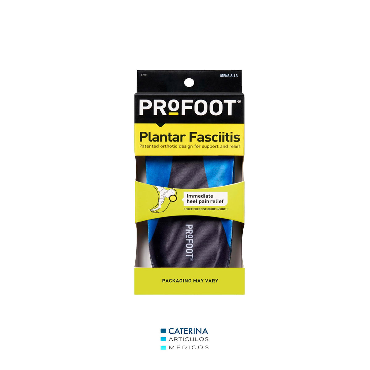 Talonera para Fascitis Plantar con Soporte de Arco - Para hombre – Profoot