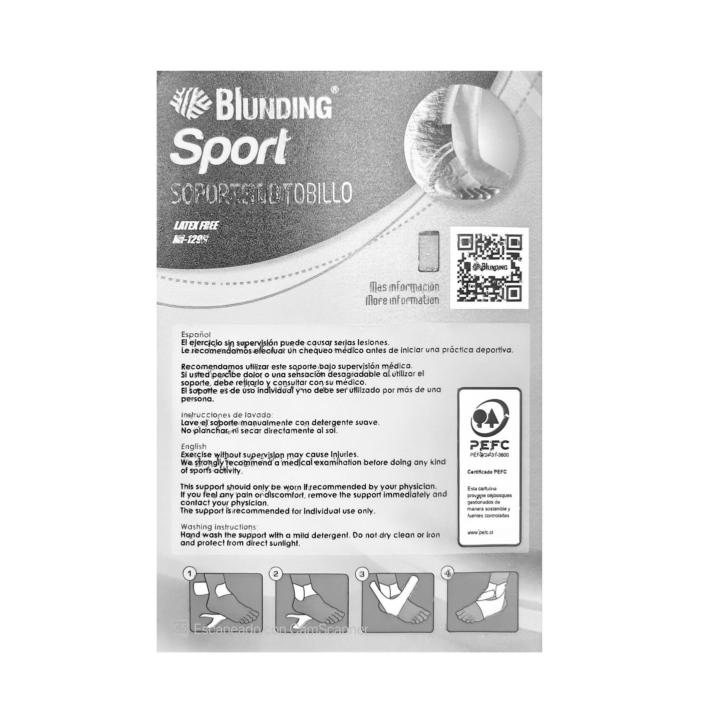 Soporte Tobillo Sport MI 129 - Blunding