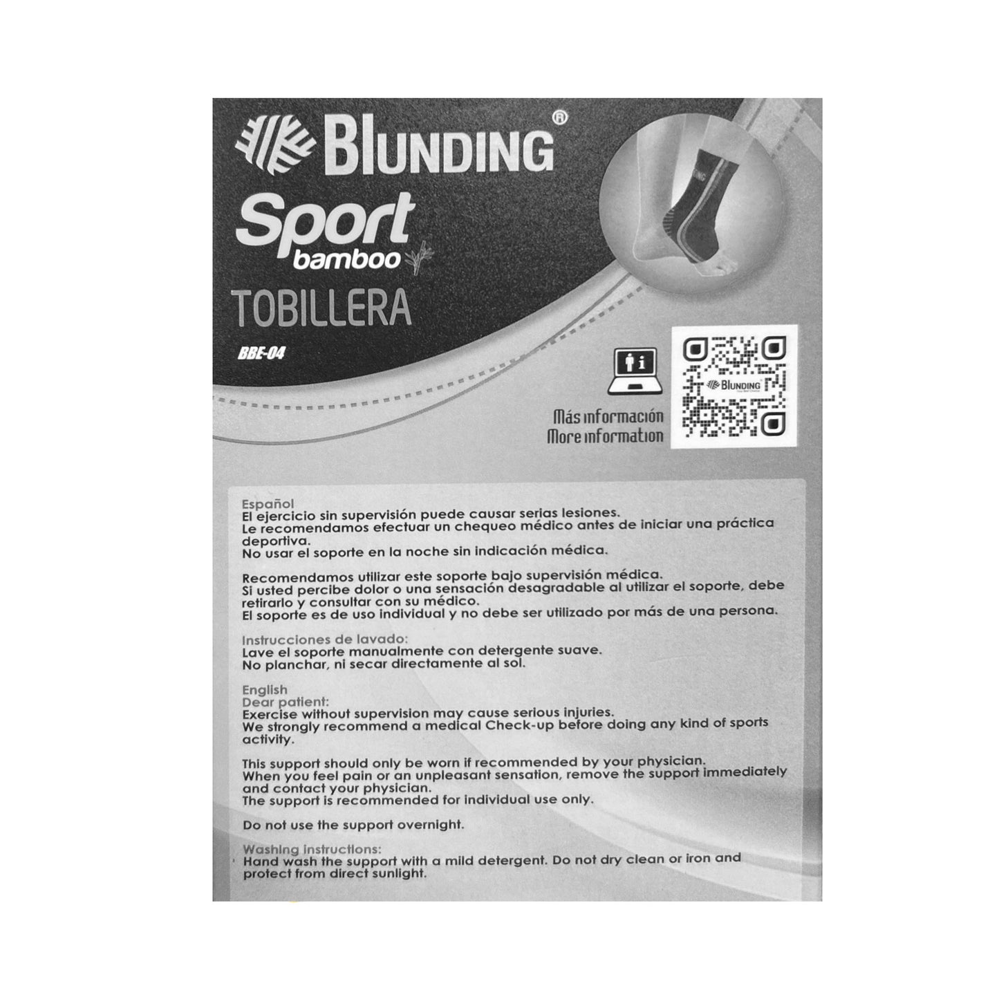 Tobillera Bamboo BBE 04S - Blunding
