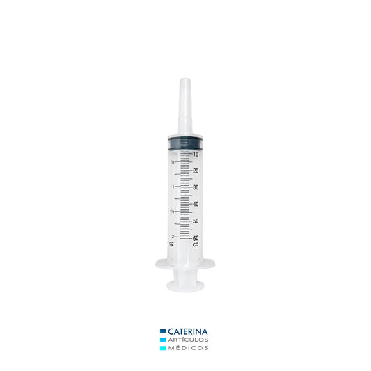 Jeringa 60 mL punta cateter  -  MARCA VENOTEK