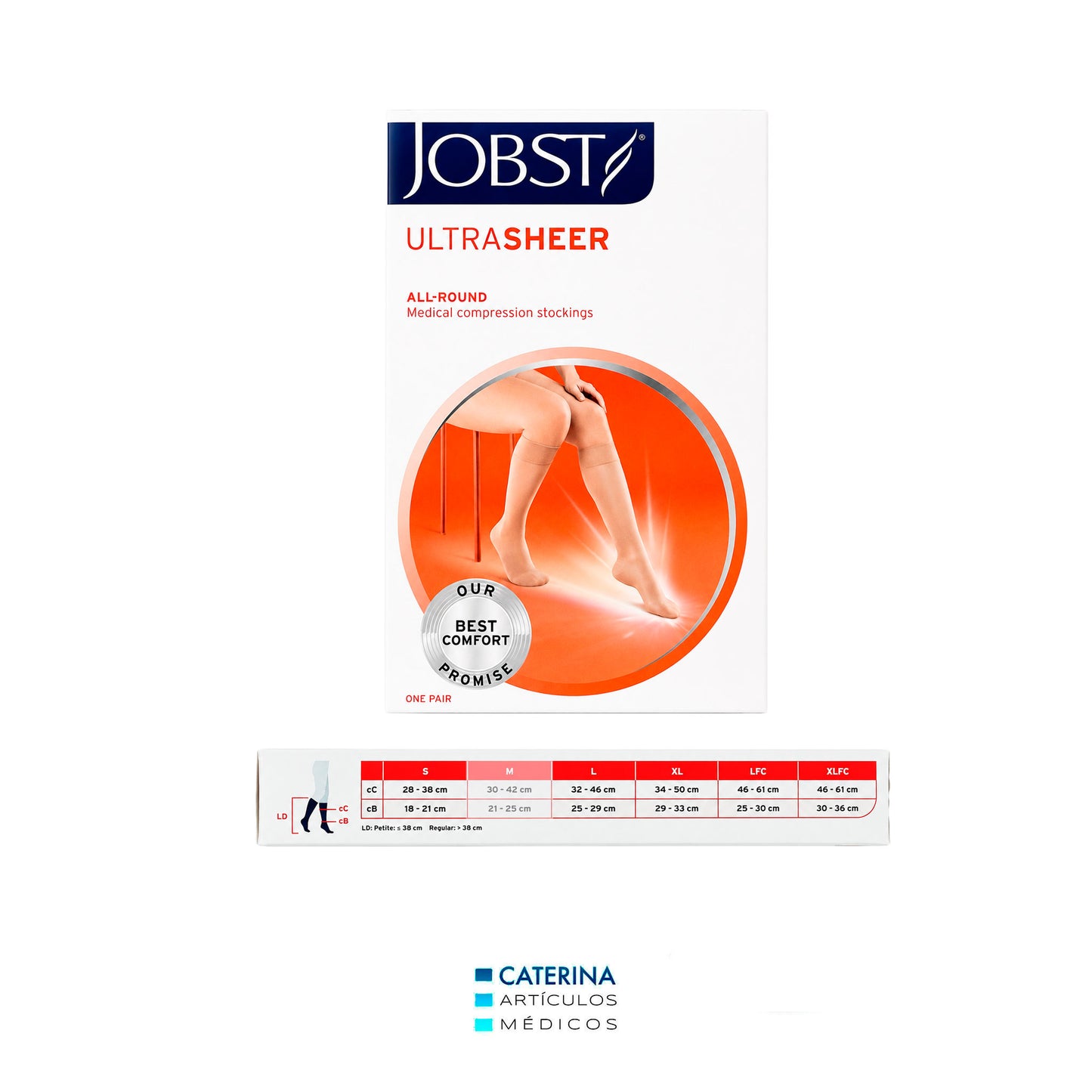 Calcetines de Compresión sin punta - mujer - 15–20 mmHg – JOBST