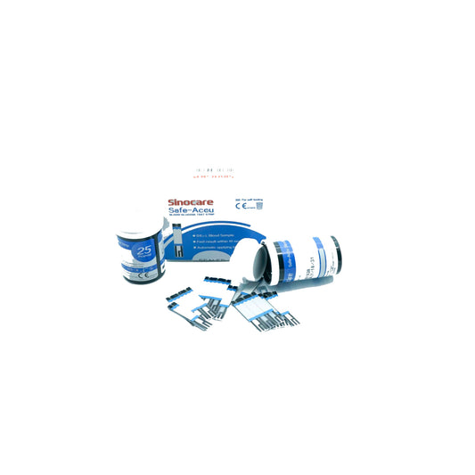 Kit Glicemia Sinocare (Máquina, lancetero, 50unds cintas, 50unds lancetas )