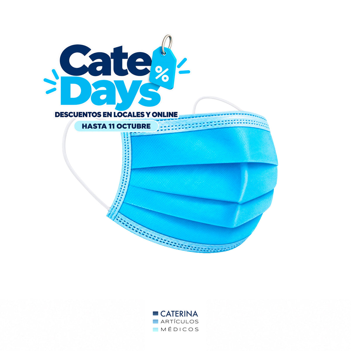 Mascarillas 3 Pliegues 50unds - StartMed - CATE DAYS