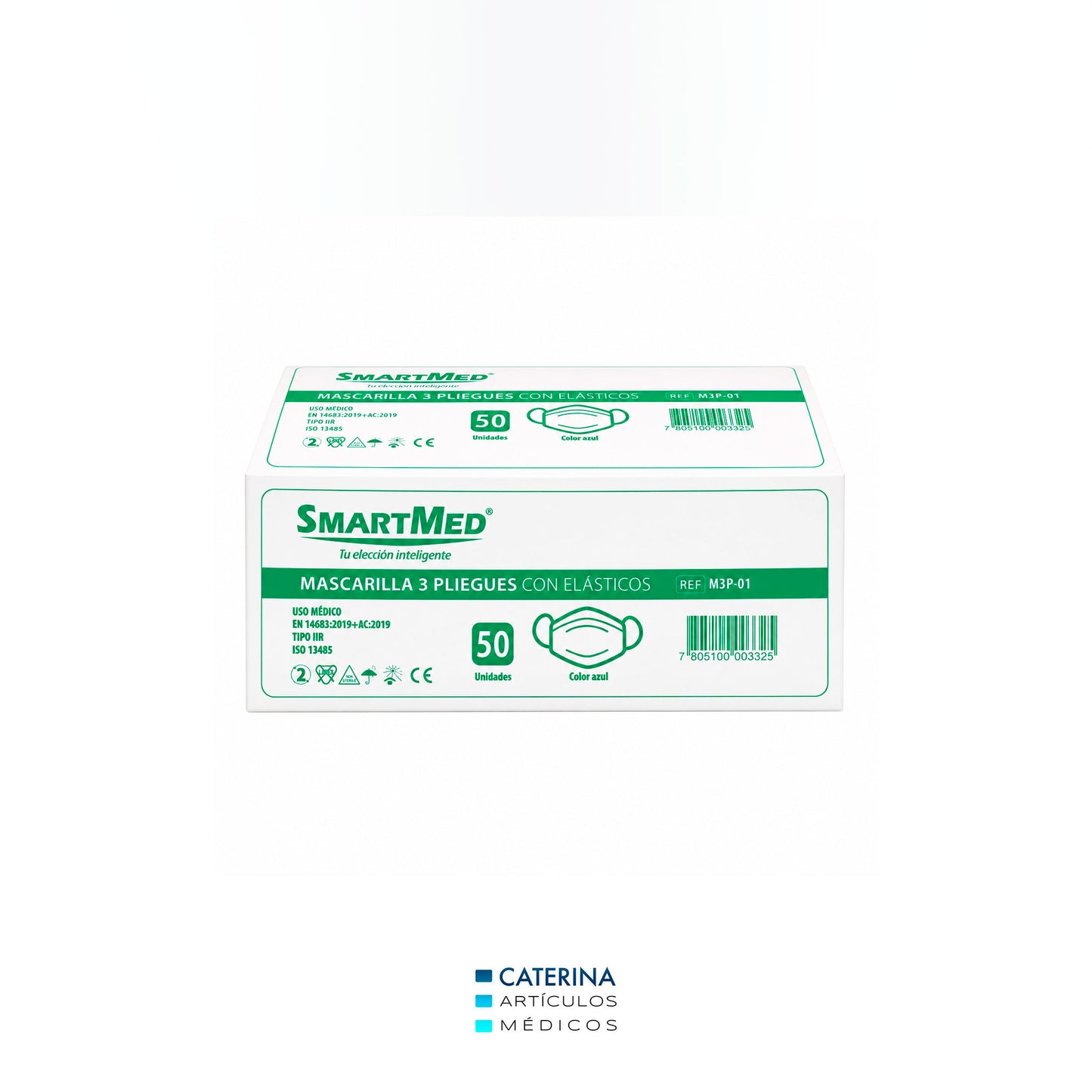 Mascarillas 3 Pliegues 50unds - StartMed
