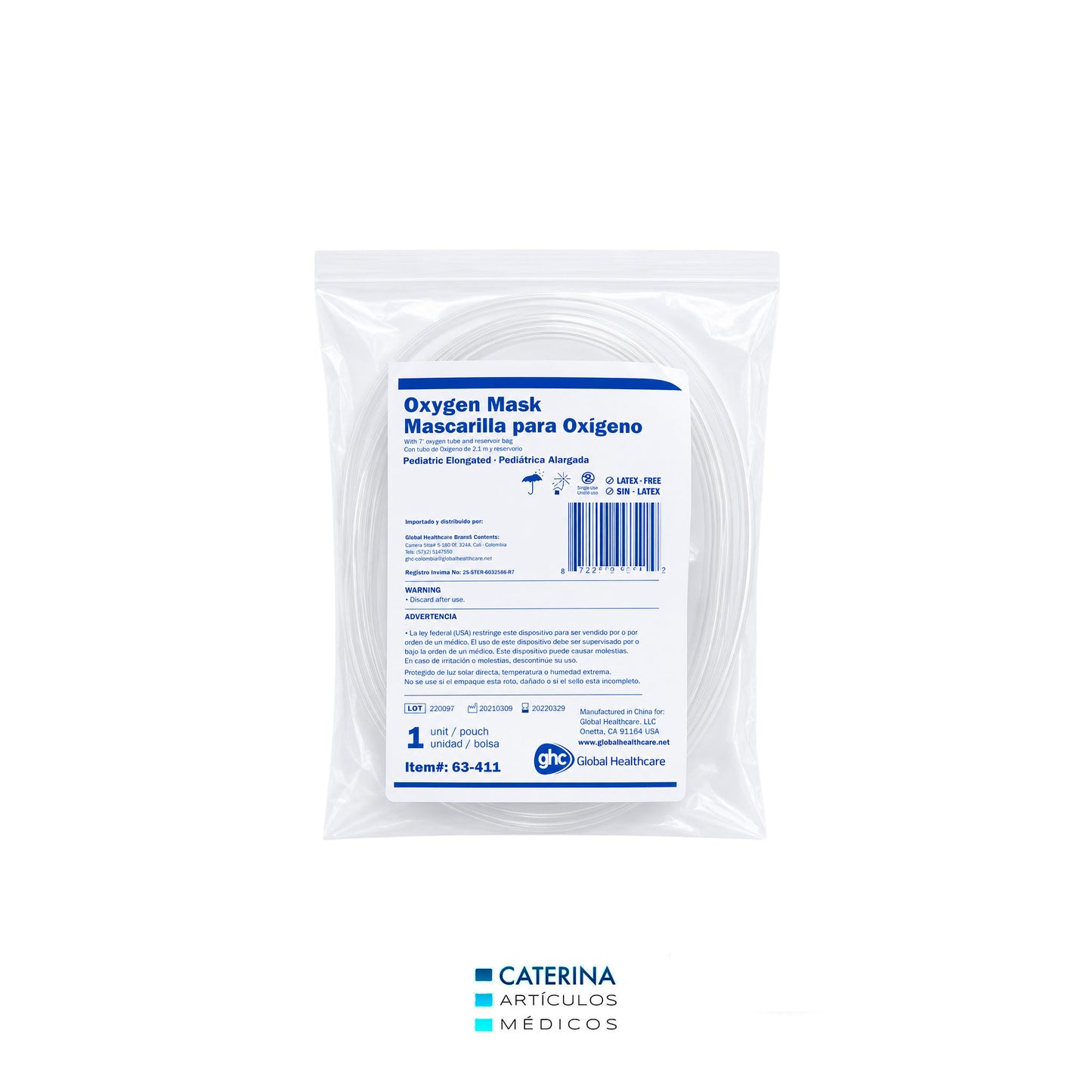Naricera Oxigeno Adulto (Ref. 63-445A) - GHC