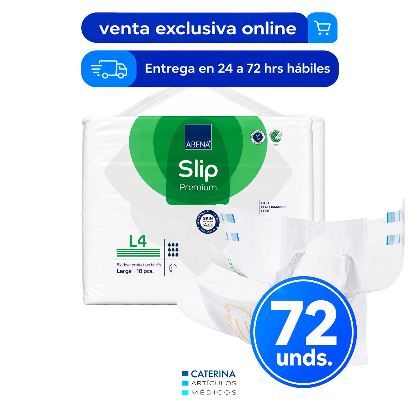 Pañal Slip Premium Talla L4 - ABENA
