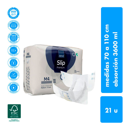 Pañal Slip Premium Talla M4 - ABENA