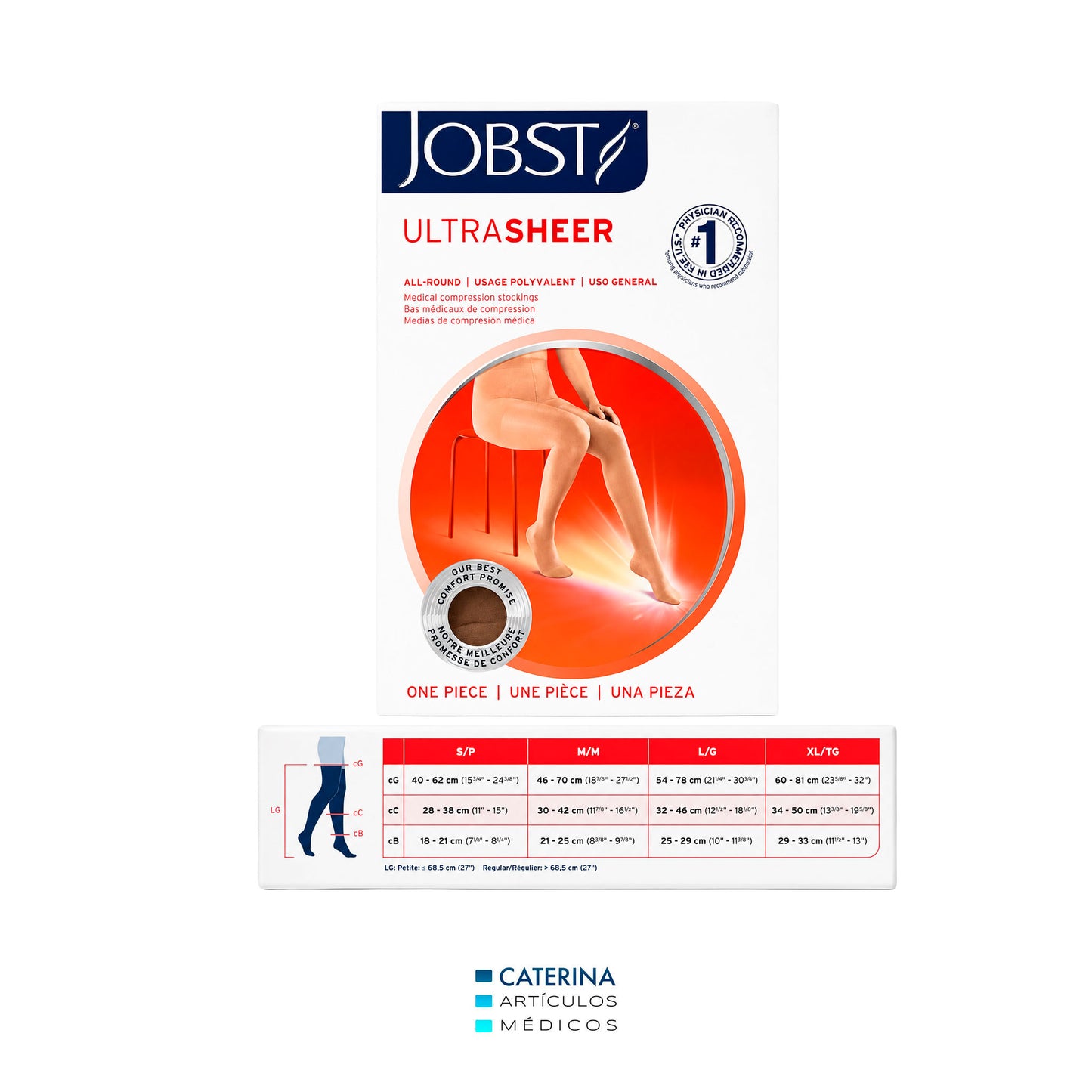 Panty de Compresión - mujer - 20 - 30  mmHg – JOBST