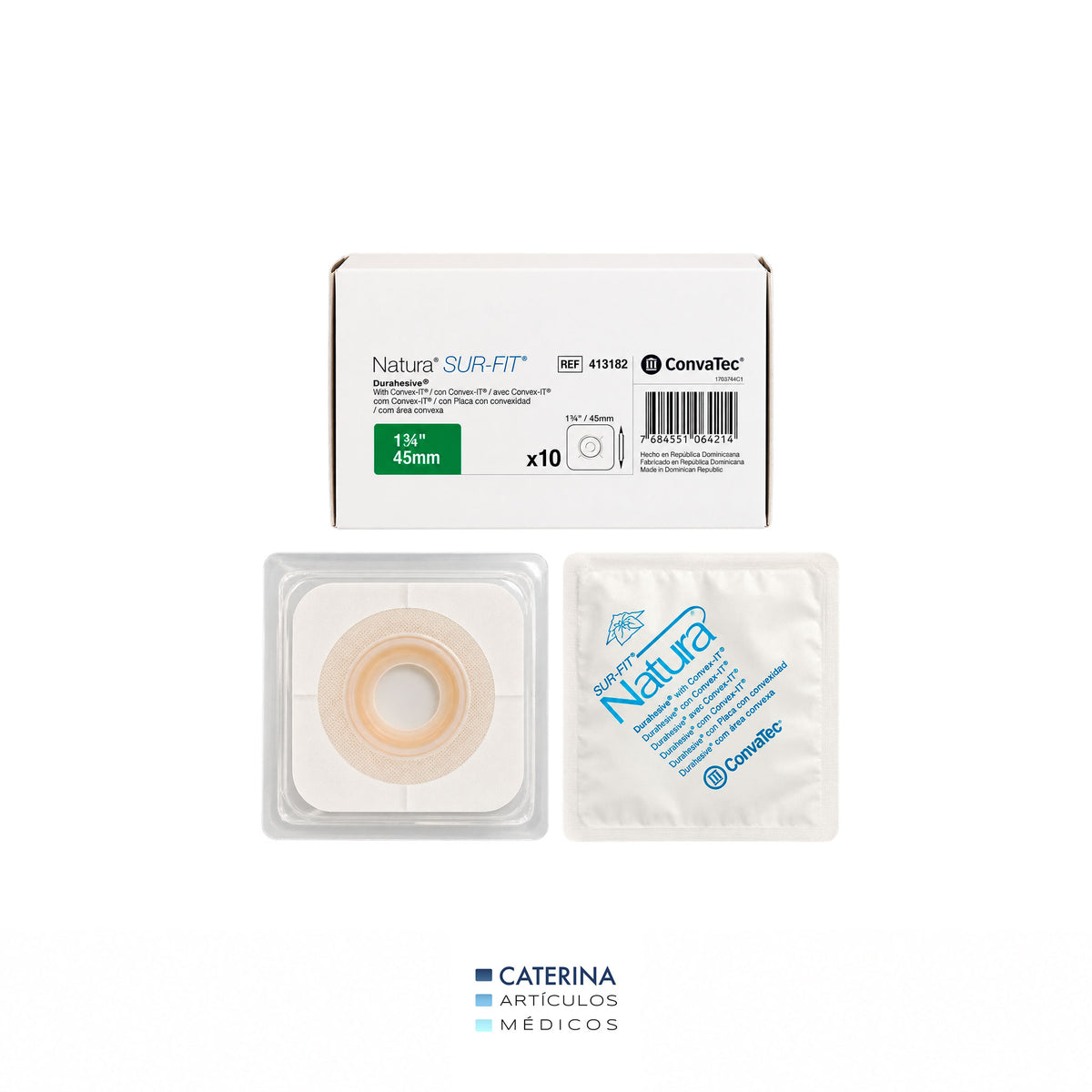 Placa convexa moldeable  45 mm  REF 413182 Natura - Convatec