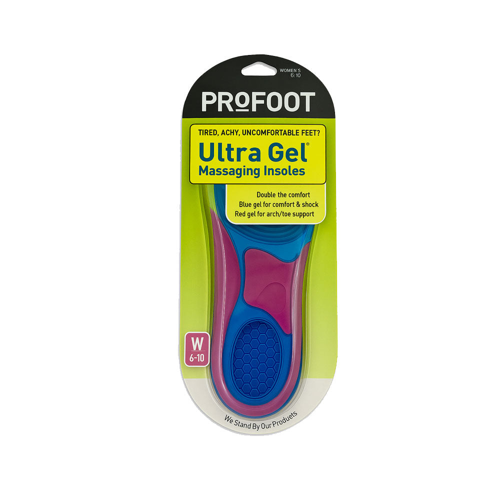 Plantillas De Gel Deportivas Foot Gel Sport - Amortiguación 35.9%, Protegen Pies, Rodillas Y Lumbares, Talla 35-38, Lavables