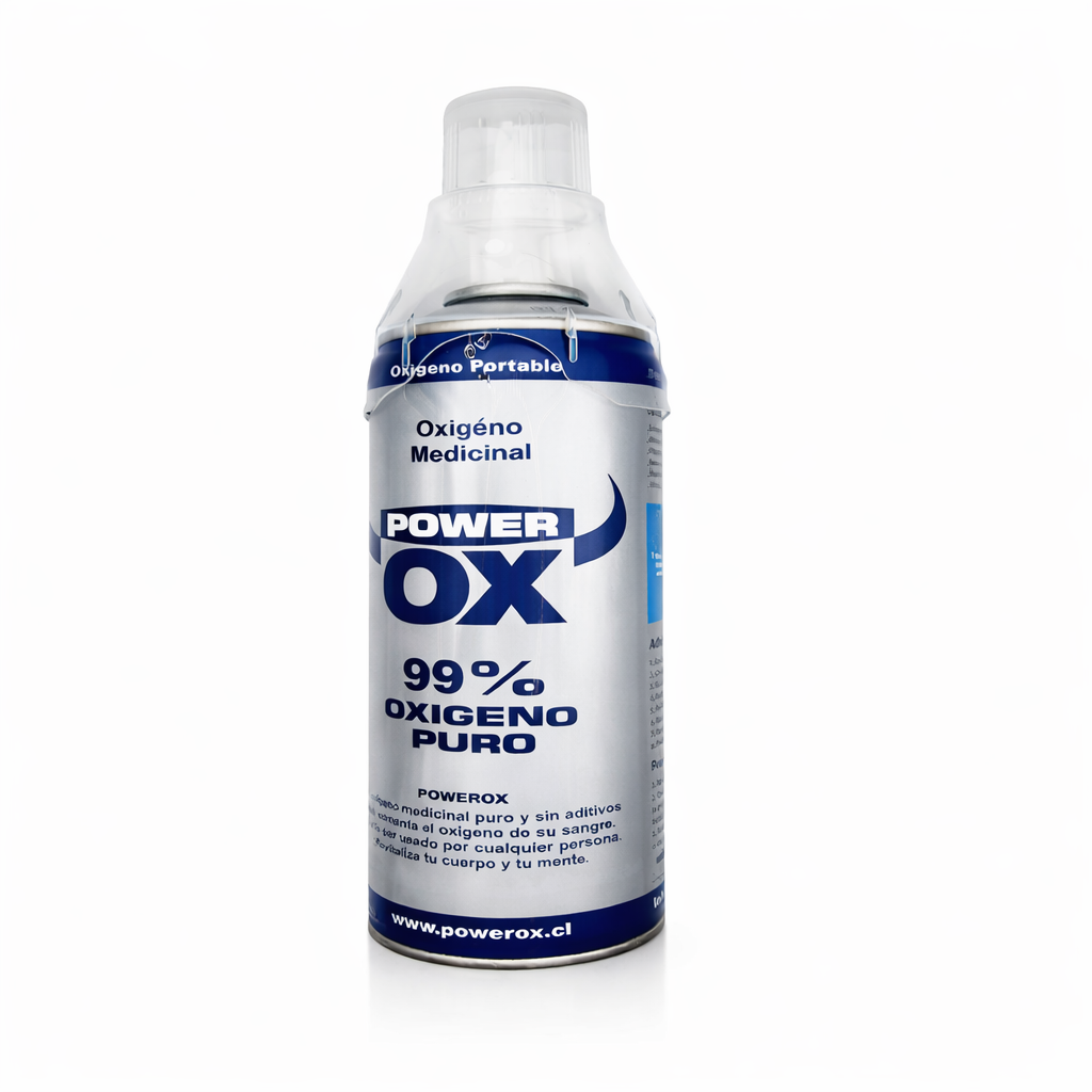 Oxígeno Medicinal Portátil Power Ox 99% – 8 Litros