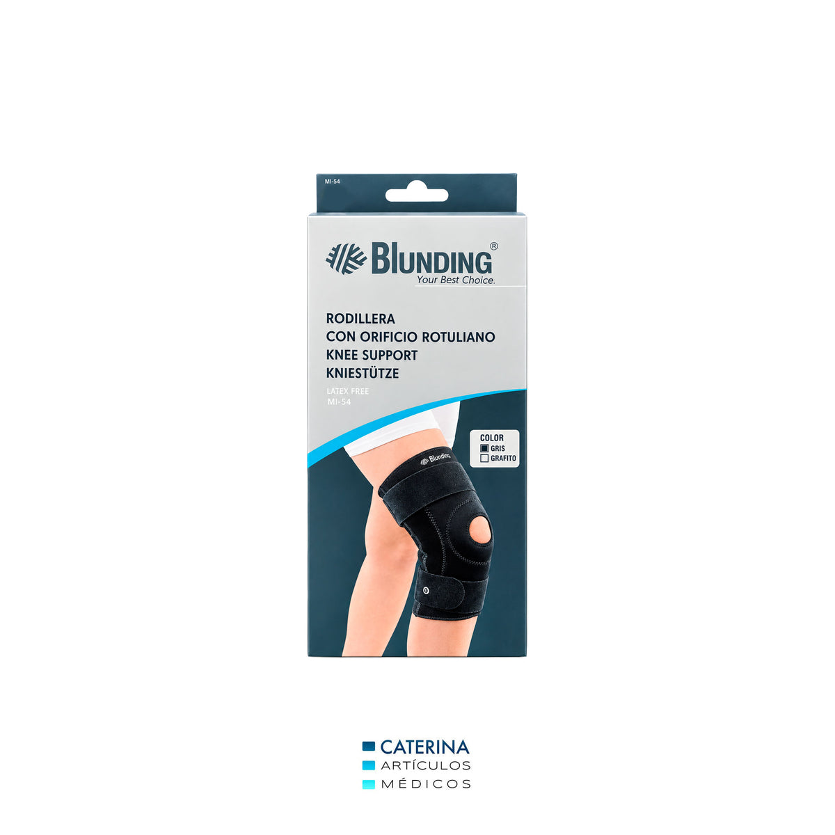 Rodillera con orificio rotuliano MI-54 - MARCA BLUNDING