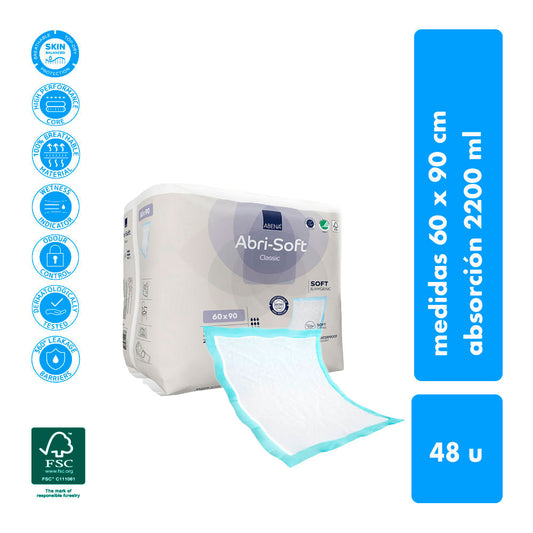 Sabanilla Desechable Abrisoft 60x90cm  - Abena