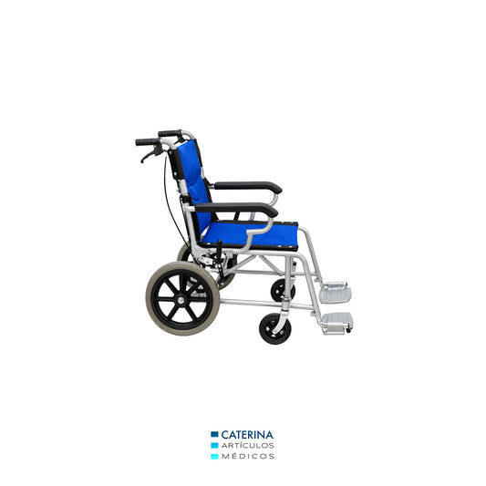 Arriendo de Silla de Ruedas Geriátrica Cromada - MODELO  ITALIA