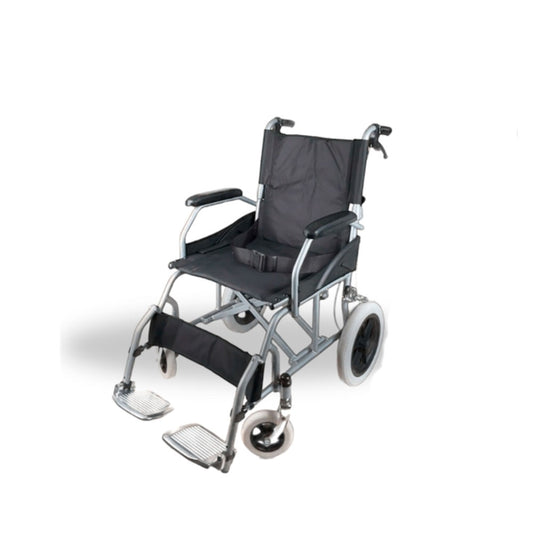 Silla de Ruedas Geriátrica Cromada